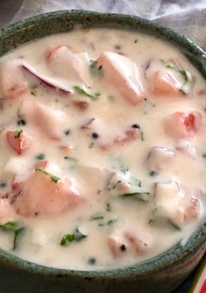 A picture of Simple raita.