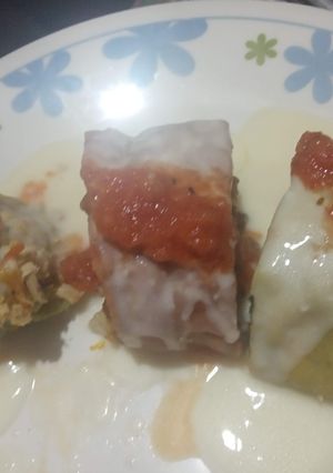 Una foto de Raviolones como lo hacía mi Mamina