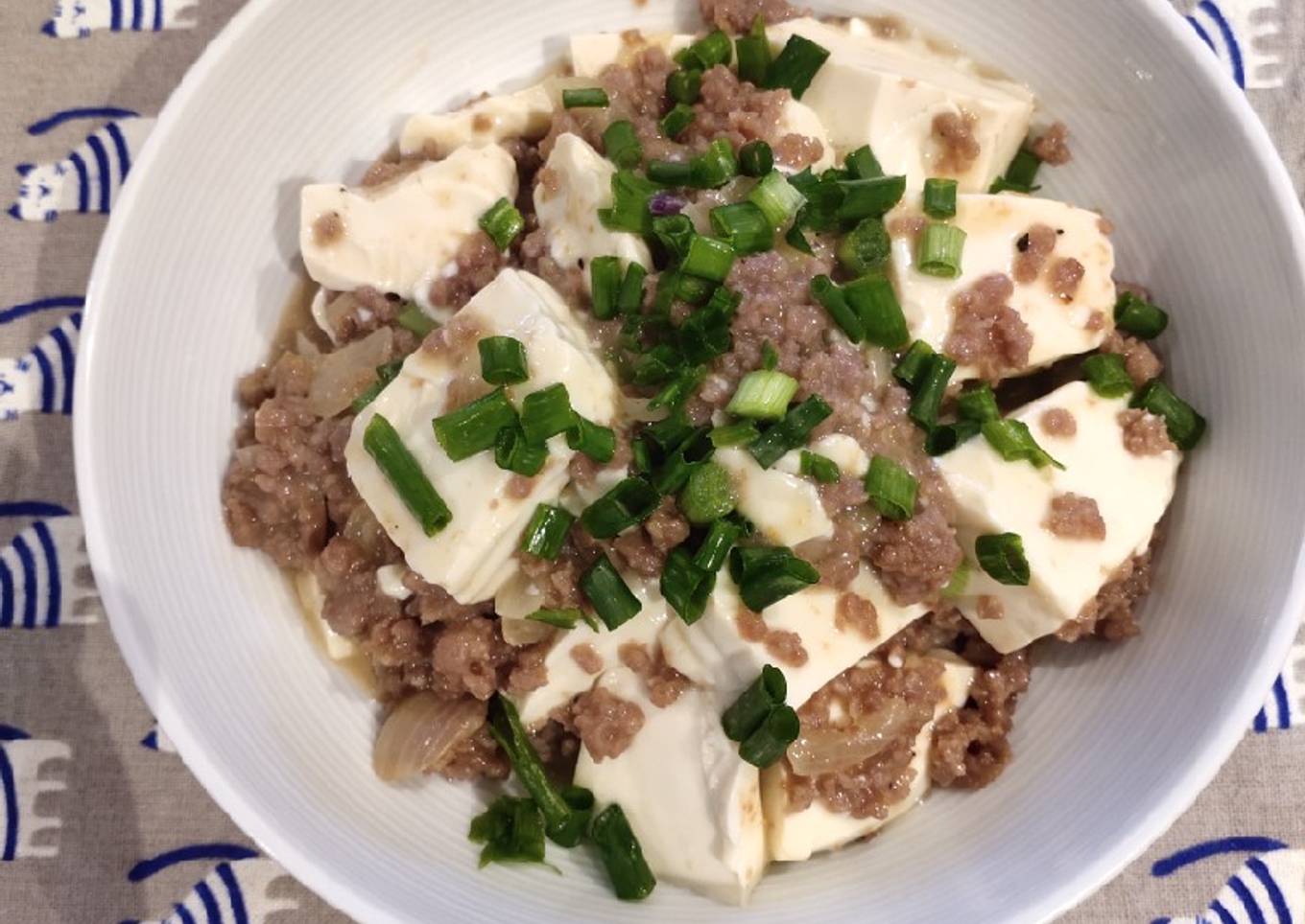 Minced Beef with Tofu