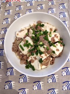 A picture of Minced Beef with Tofu.