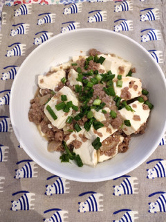A picture of Minced Beef with Tofu.