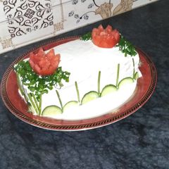 A picture of Chicken cream cheese sandwich cake.