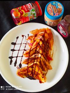 एगलेस फ्रेंच टोस्ट (eggless french toast recipe in Hindi) रेसिपी मुख्य फोटो