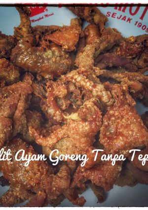 Foto resep Kulit Ayam Goreng Tanpa Tepung
