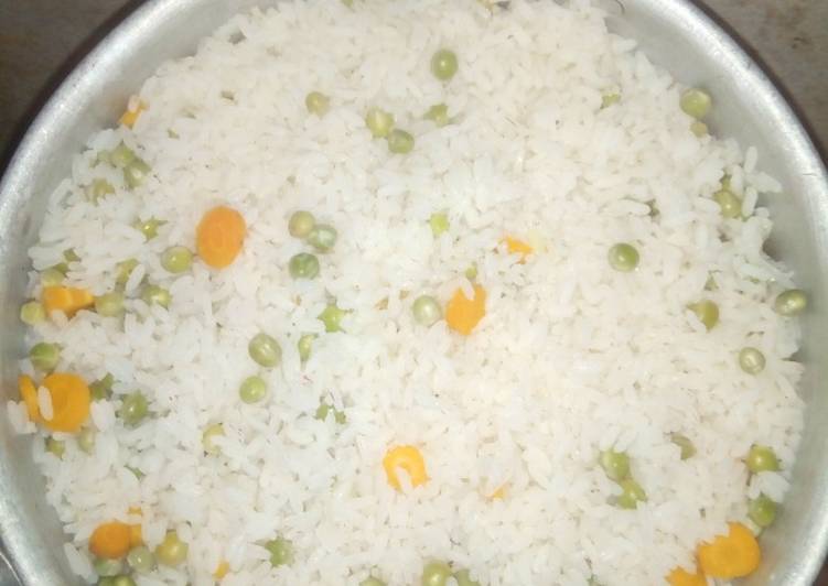 Vegetable white rice