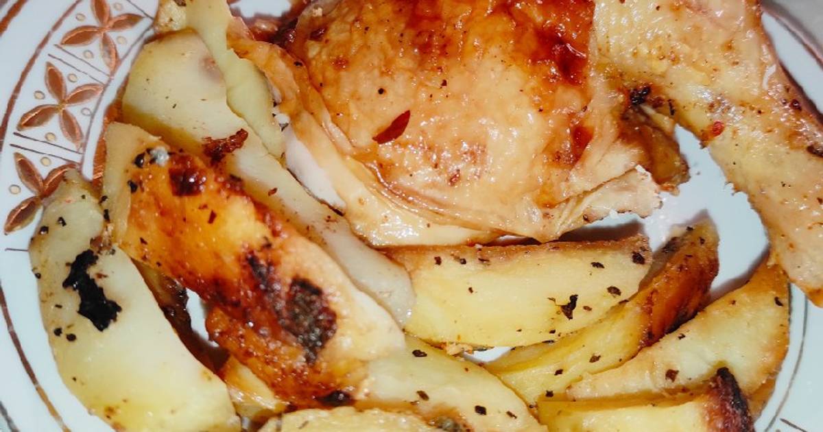 Курица в пиве в духовке, запеченная на банке – рецепт с фото