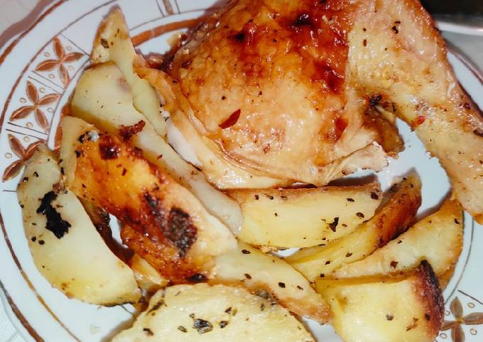 Курица на бутылке в духовке целиком – пошаговый рецепт приготовления с фото