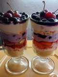 Copa Festejo #200 Frutillas 🍓 arándanos y cerezas 🍒