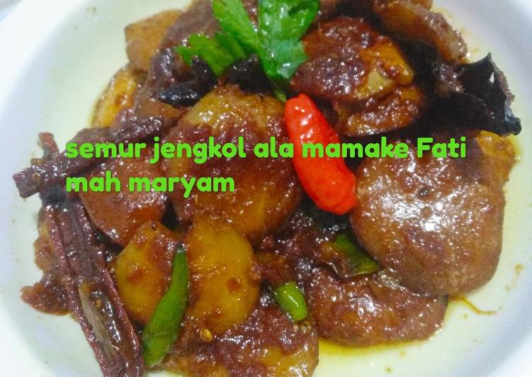 Semur Jengkol ala mamake