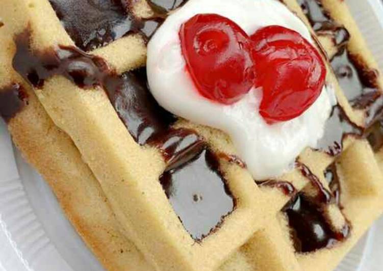 Step-by-Step Guide to Make Favorite Sandwich chocolate waffles