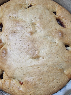 Una foto de Torta de vainilla con membrillo😃 #menúsemanal