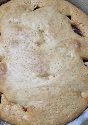 Una foto de Torta de vainilla con membrillo😃 #menúsemanal