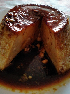 Una foto de Flan de coco en olla express