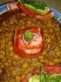 Daal chana with qeema