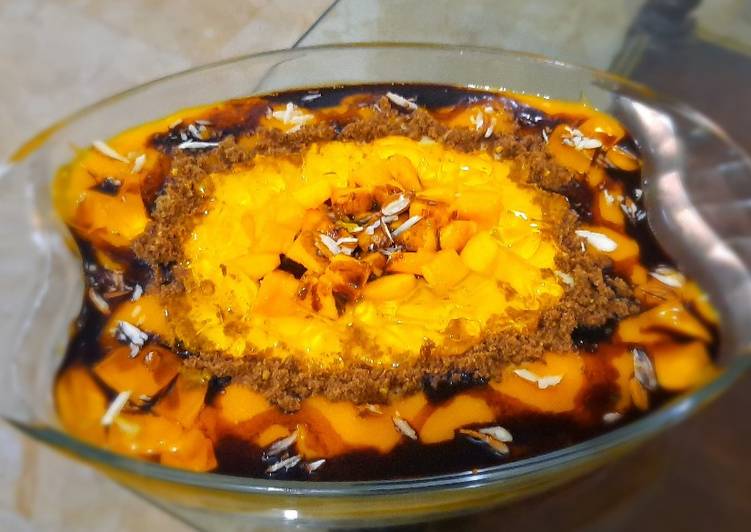 Recipe of Award-winning Mango choco trifle
