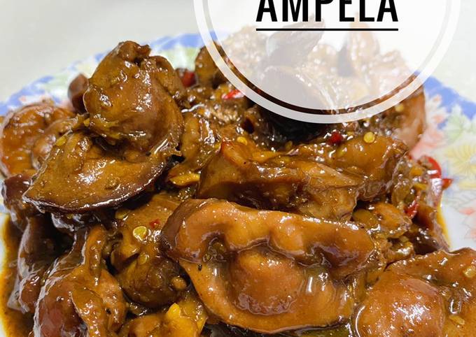 Resep Semur ati ampela pedas Anti Gagal