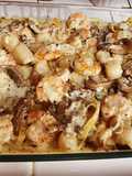 Shrimp-Scallops & Mushroom Fettuccine