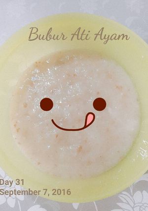 Foto resep Bubur ati ayam for mpasi