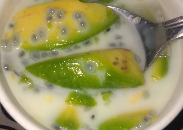Resep: Makan di Dime2. Alpukat susu kerok