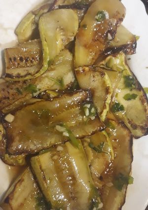 Una foto de Ensalada de calabacín