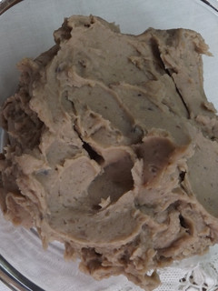 Una foto de Puré salado de castañas
