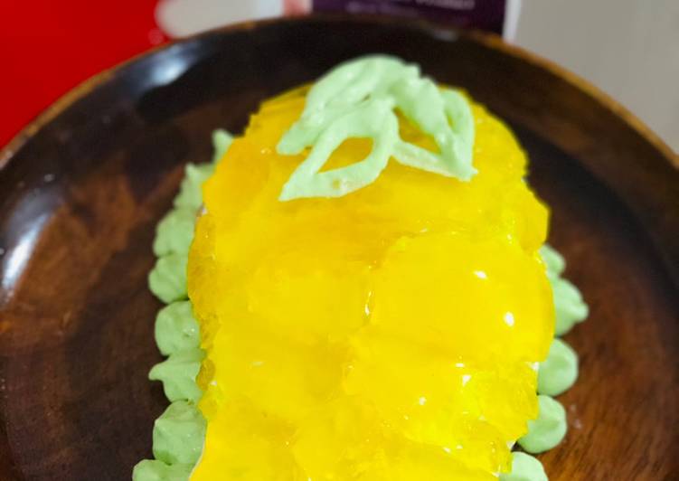 Step-by-Step Guide to Make Super Quick Homemade Mango jelly cake