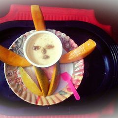 A picture of Rinbow Mango Rabri Kulfi.