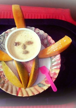 A picture of Rinbow Mango Rabri Kulfi.