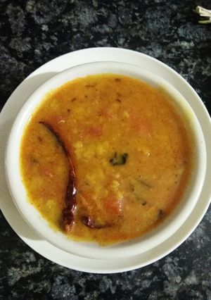 A picture of Arhar ki dal (Samber wali).