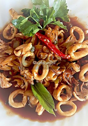 Foto resep Cumi Saos Teriyaki
