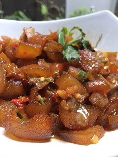 Foto resep Oseng mercon kikil
