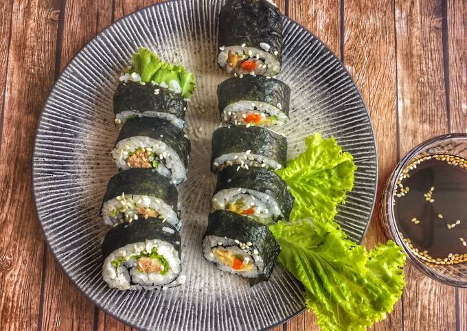 Cara Bikin Week 50 GA 3 : Tuna Mayo Sushi! Anti Gagal