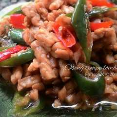 Oseng tempe lombok ijo #BantuMantenBaru রেসিপির প্রধান ছবি