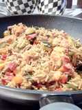 Arroz al Wok con Salsa de Soja y PX con Verduritas a la Mantequilla