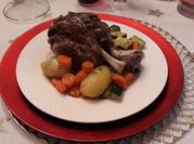 Una foto de codillo de cerdo en olla express