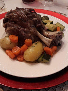 Una foto de Codillo de cerdo al horno