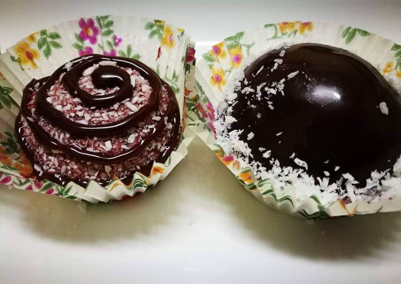 Homemade coconut balls