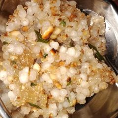 A picture of Sabudana khichdi.