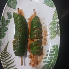 A picture of Korean Style cucumber.