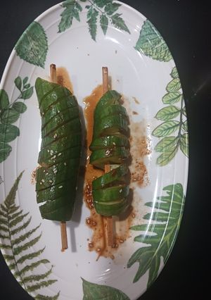 A picture of Korean Style cucumber.