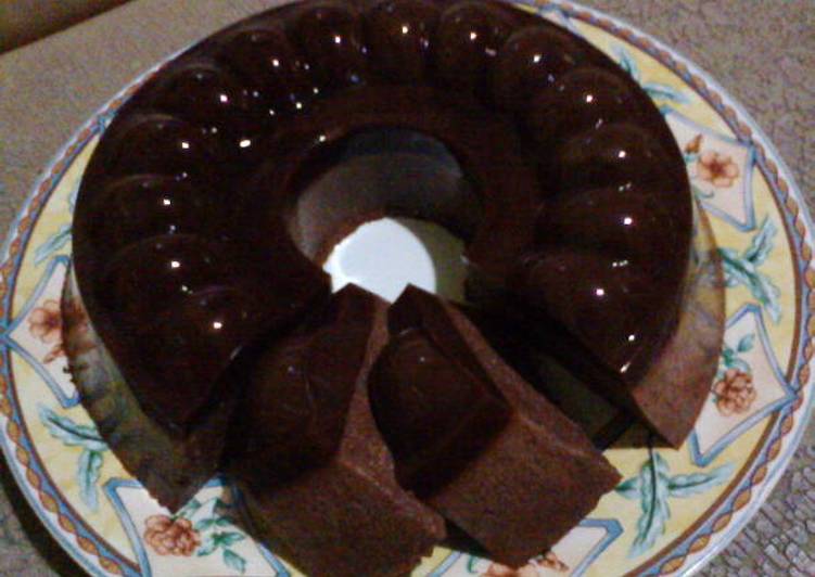 Puding Busa Coklat