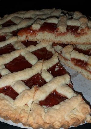 Una foto de Pastafrola de membrillo