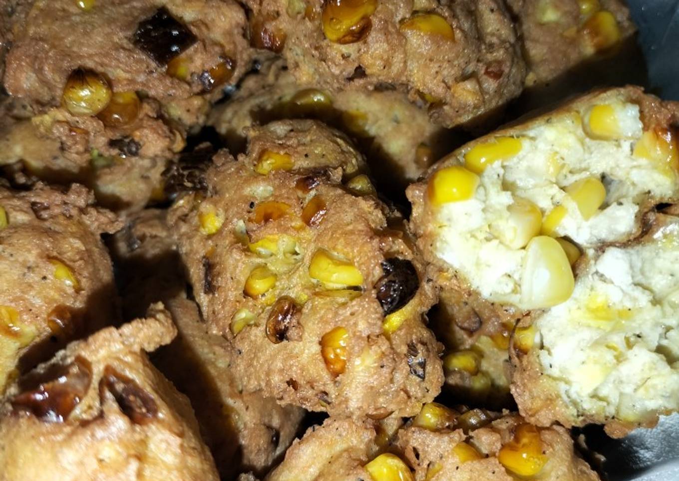 Perkedel tahu dan jagung