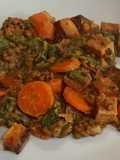 Soja verde con tofu