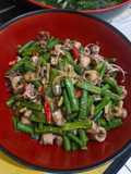 Tumis Cumi Kacang Panjang