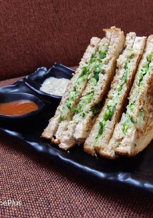 A picture of Healthy Green Sandwiches.