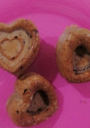 Una foto de Muffins de choco y banana. Súper Húmedos y económicos
