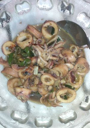 Foto resep asin cumi pedas manis