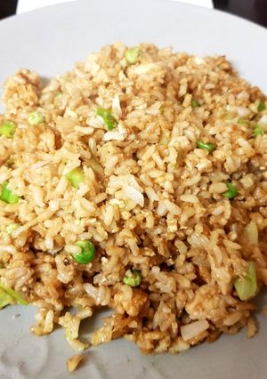 A picture of My Wholemeal Chicken, Egg Fried Rice 😀.