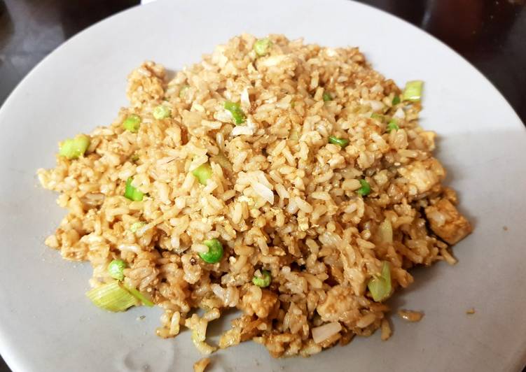 Step-by-Step Guide to Prepare Perfect My Wholemeal Chicken, Egg Fried Rice 😀